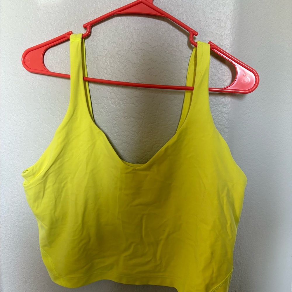 lululemon athletica Bright Yellow Sports Bra